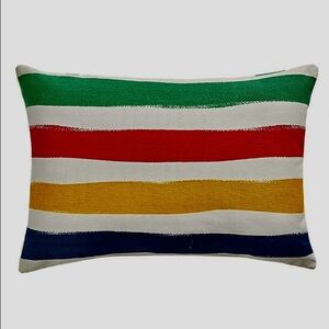 2x  HBC Stripes Multicolor  Outdoor Lumbar Throw Pillows - BUNDLED DEAL!!